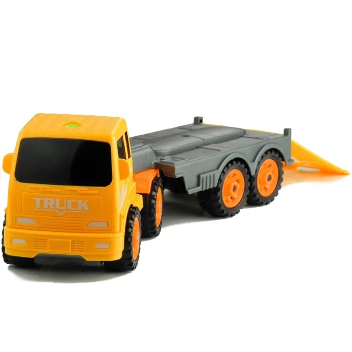 Bezpieczne pojazdy budowlane do rozkręcania z realistycznymi detalami