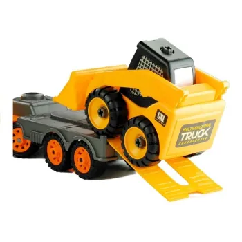 Kompletny zestaw do skręcania – koparka, laweta i narzędzia dla dzieci