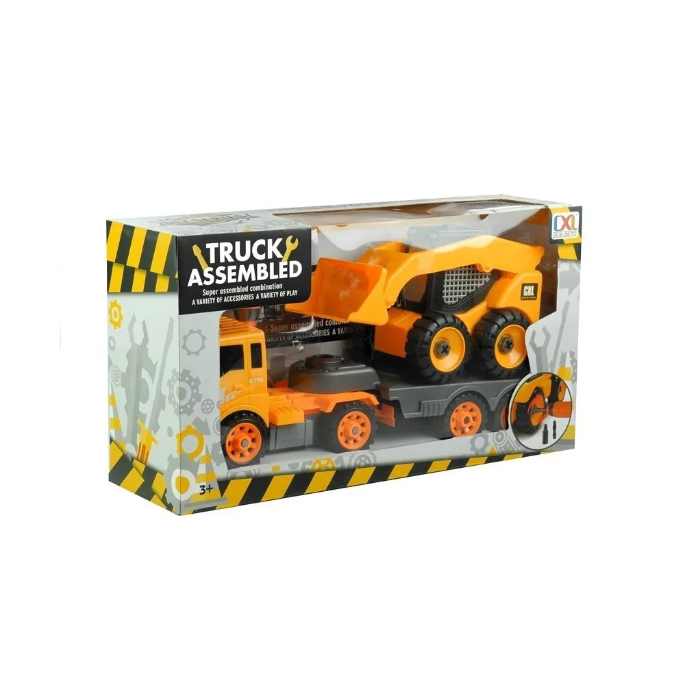 Pojazdy budowlane do samodzielnego montażu, pobudzające kreatywność dziecka