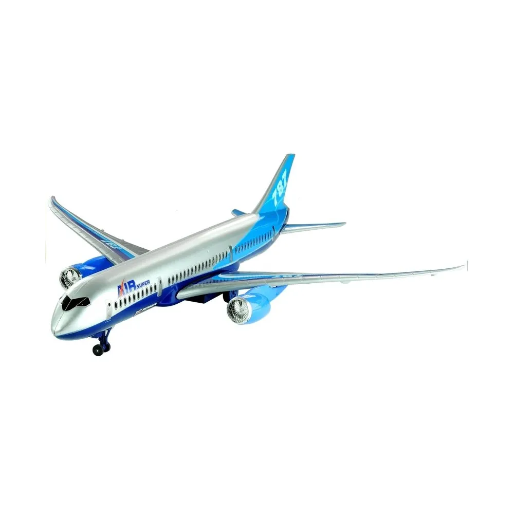 Realistyczny model pasażerskiego samolotu zabawkowego z dodatkiem friction