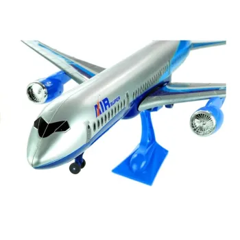 Duży samolot zabawkowy na stojaku – idealny prezent dla małego pilota