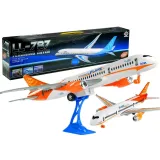 Model samolotu pasażerskiego zabawka na podstawce 65 cm