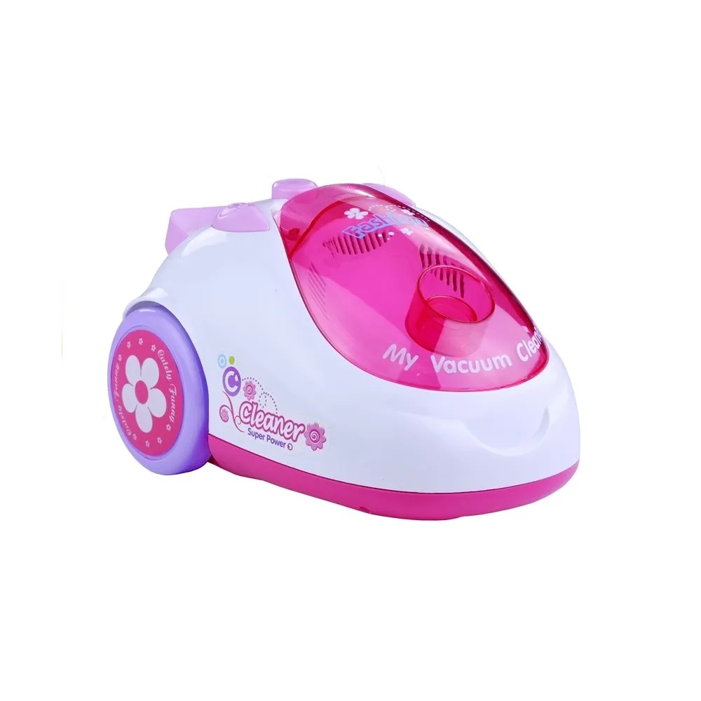 Zestaw do sprzątania z odkurzaczem na baterie dla dziewczynki