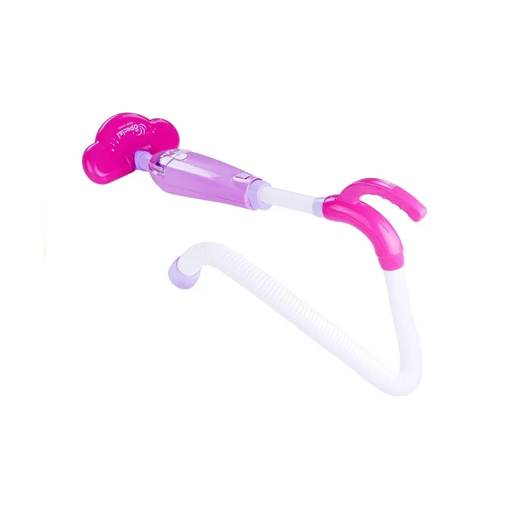 Zabawka edukacyjna – odkurzacz różowy z elastyczną rurą