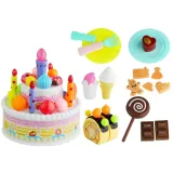 Zabawkowy tort z efektami świetlnymi dla kreatywnej zabawy