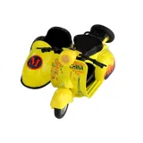 Motorek zabawkowy do kreatywnej zabawy z kolorowymi ozdobami