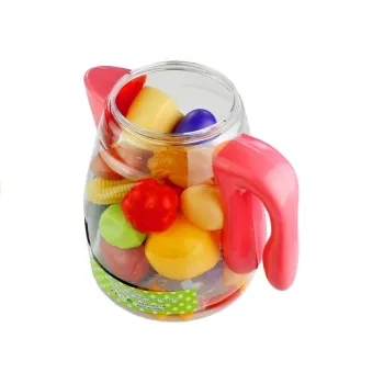 Zestaw zabawek spożywczych z warzywami i owocami do nauki poprzez zabawę