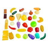 Dzbanek z miniaturowymi produktami spożywczymi do zabawy sklep