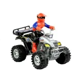 Czterokołowy quad zabawkowy z dużymi bieżnikowanymi oponami