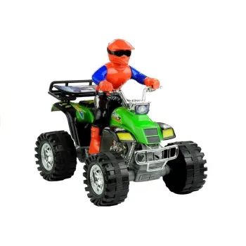 Zabawka quad z realistycznymi detalami imitującymi silnik