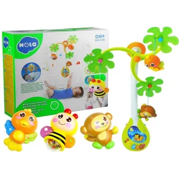 Zestaw karuzeli pozytywki idealny na prezent dla niemowlaka lub noworodka