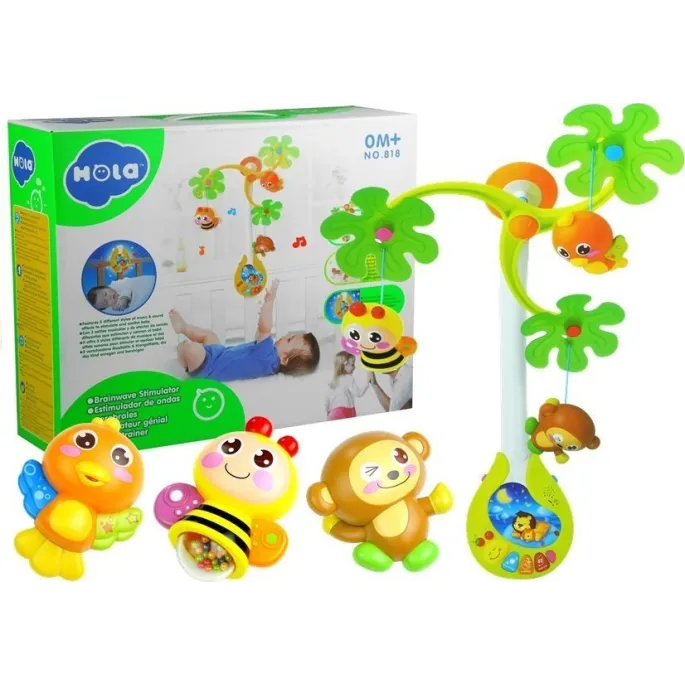 Zestaw karuzeli pozytywki idealny na prezent dla niemowlaka lub noworodka