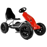 Czerwony gokart na pedały B012 z pompowanymi kołami na plac zabaw