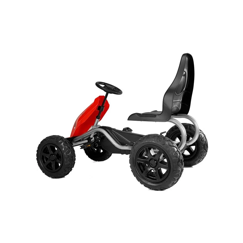 Szerokie koła zapewniające komfort jazdy gokartu B012 na różnych nawierzchniach