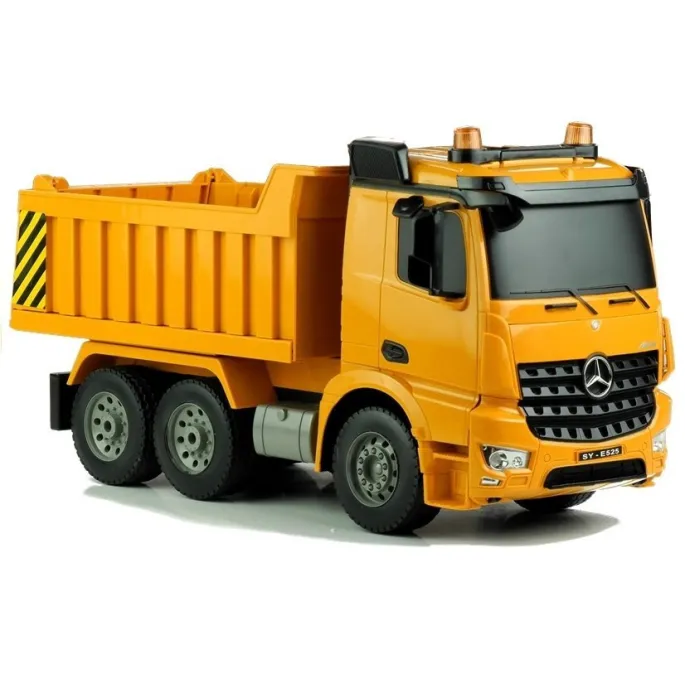 Sterowanie skrzynią ładunkową wywrotki Mercedes Arocs za pomocą pilota