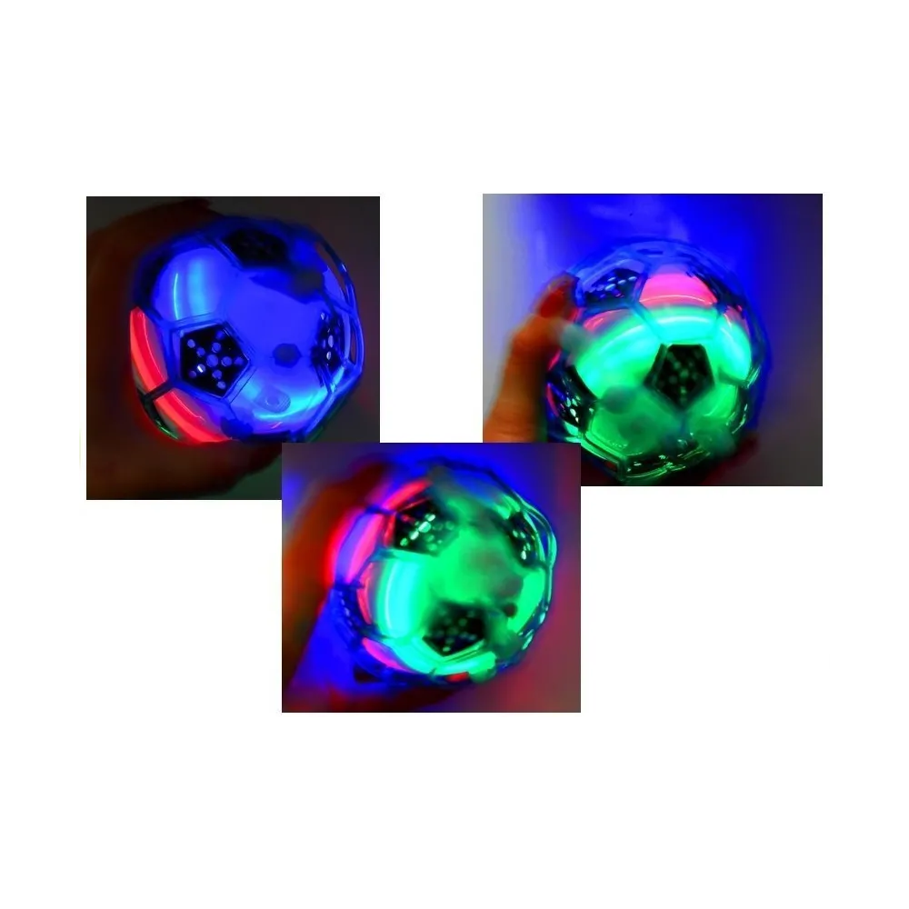 Bezpieczna piłka football z certyfikatem CE i dynamicznymi efektami świetlnymi
