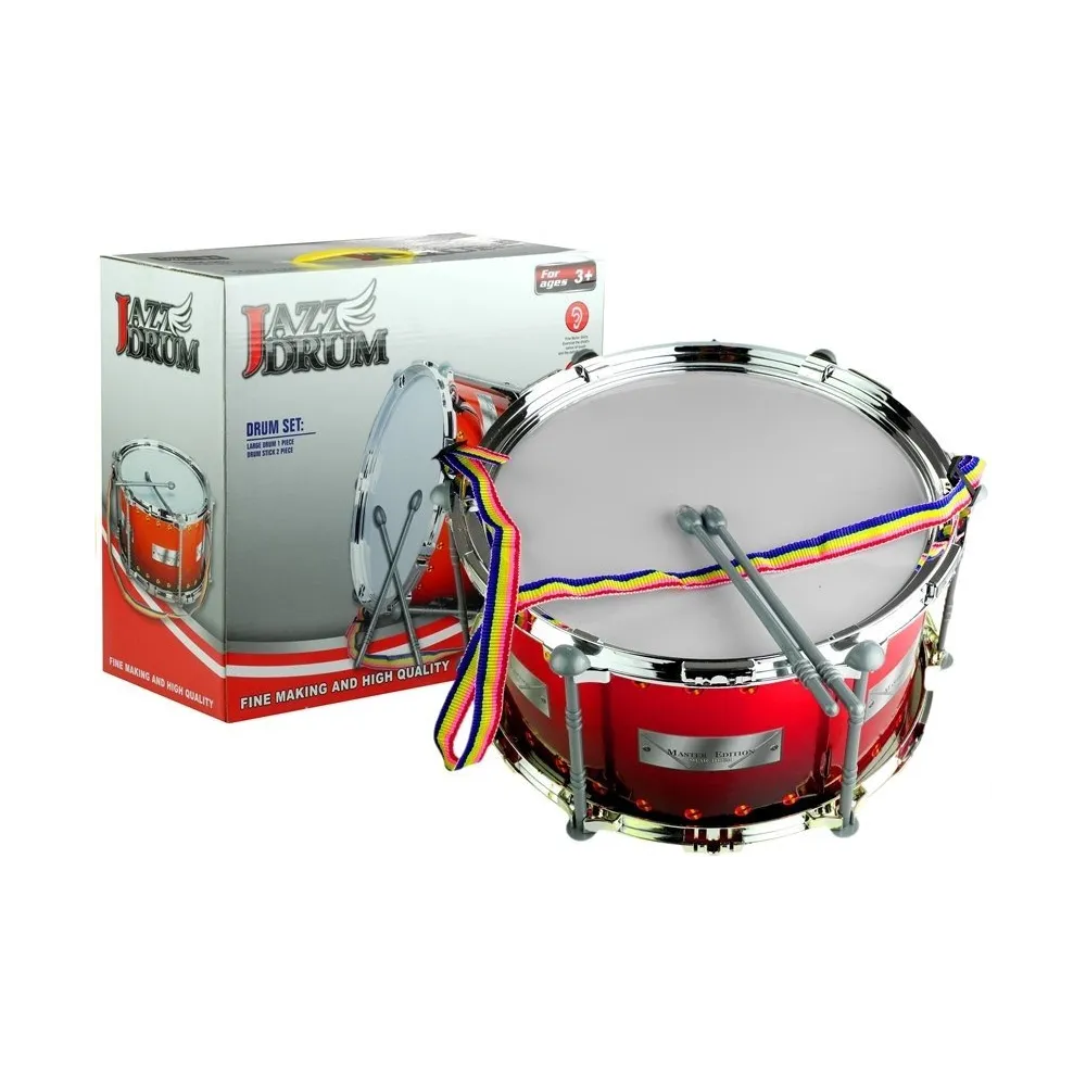 Instrument muzyczny dla dzieci – bębenek z połyskującymi detalami