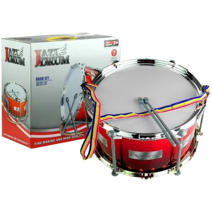 Instrument muzyczny dla dzieci – bębenek z połyskującymi detalami