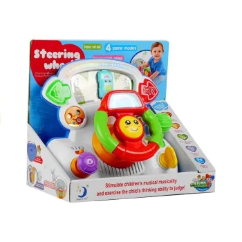 Kierownica dla dzieci z polskim językiem, światłem i dźwiękami do nauki