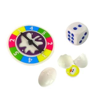 Rodzinna gra Screaming Egg podczas rozgrywki dla dzieci i dorosłych