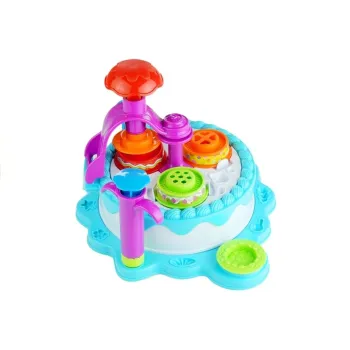 Ciastolina Zestaw Urodzinowy 6 Kolorów Akcesoria