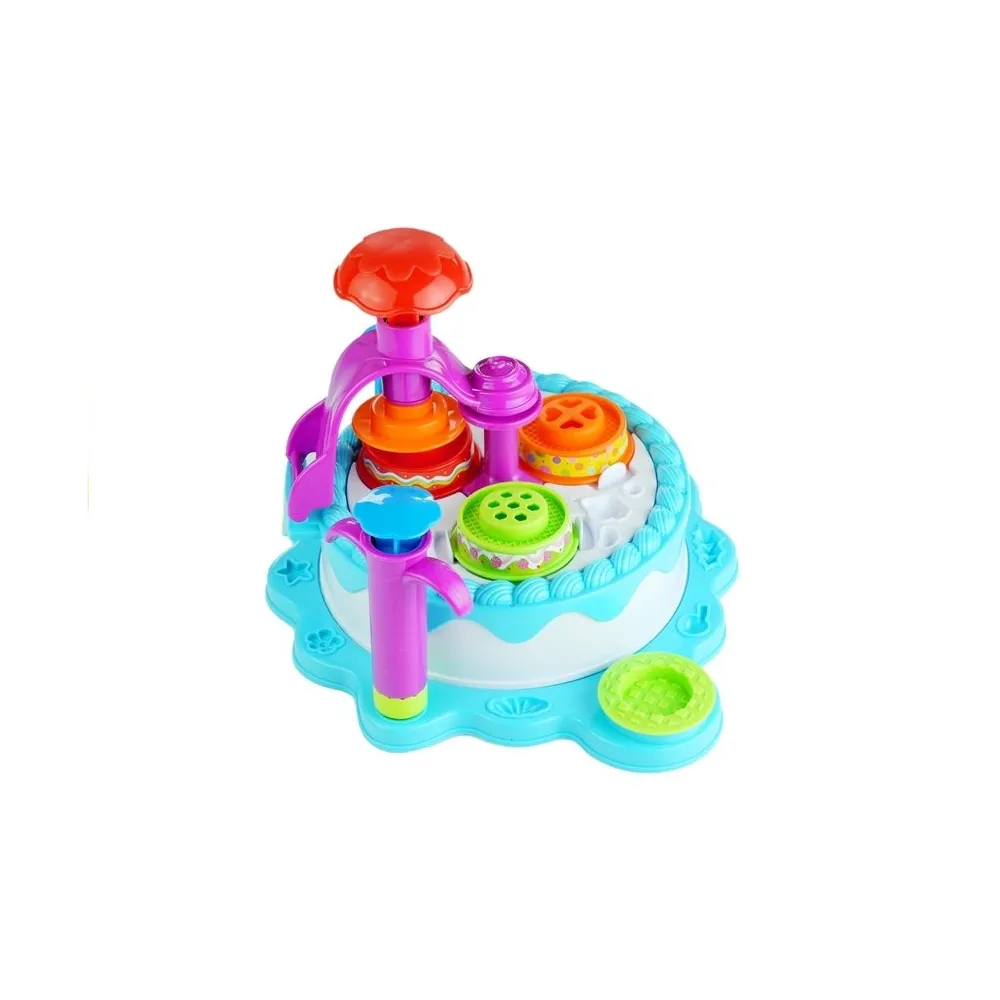 Ciastolina Zestaw Urodzinowy 6 Kolorów Akcesoria