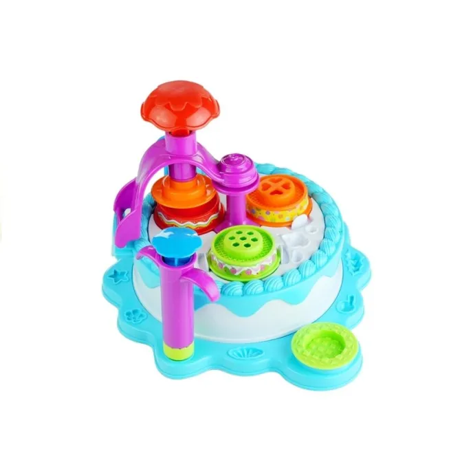 Ciastolina Zestaw Urodzinowy 6 Kolorów Akcesoria