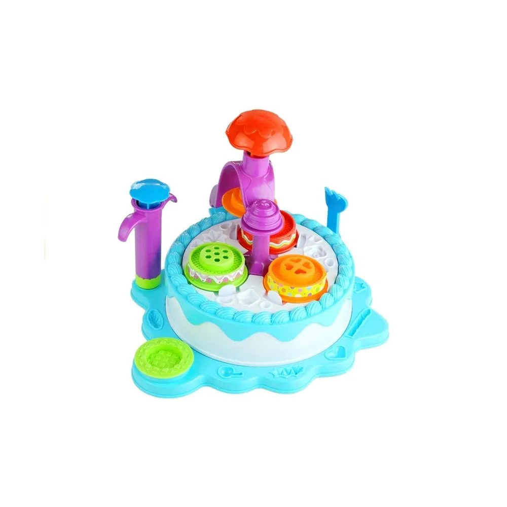 Ciastolina Zestaw Urodzinowy 6 Kolorów Akcesoria