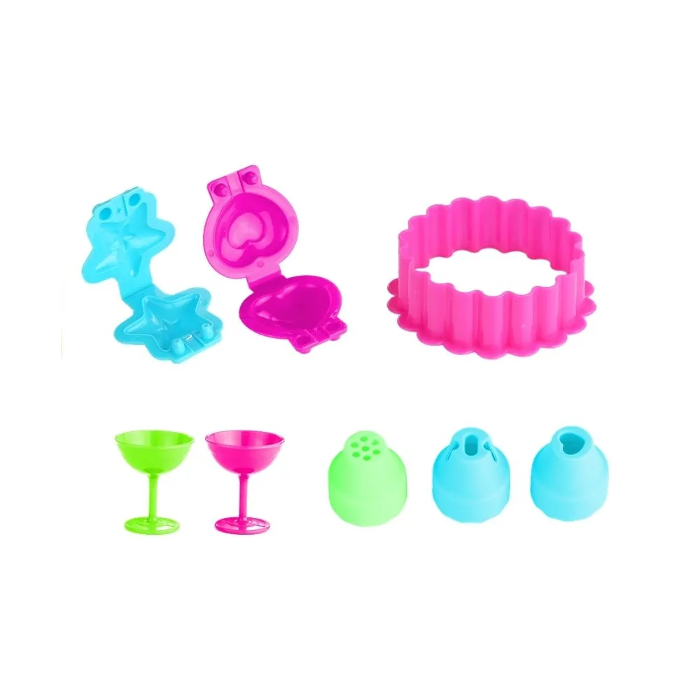 Ciastolina Zestaw Urodzinowy 6 Kolorów Akcesoria