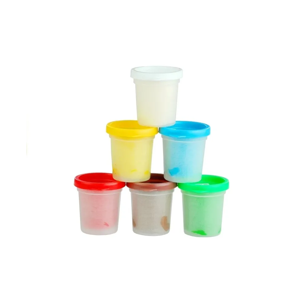 Ciastolina Zestaw Urodzinowy 6 Kolorów Akcesoria