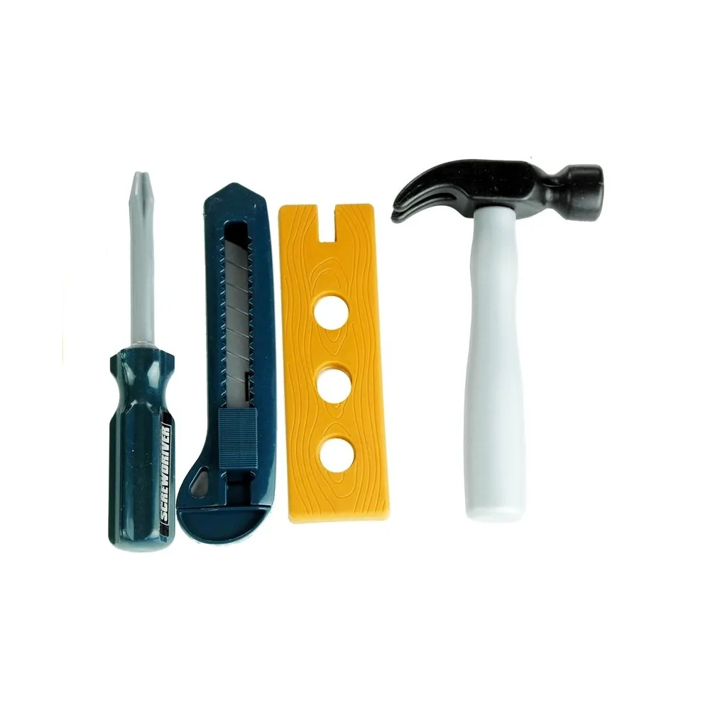 Kolorowy zestaw narzędzi do zabawy dla chłopca i dziewczynki