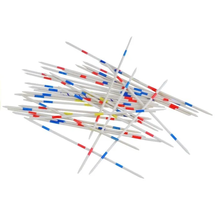 Patyczki do gry Mikado wykonane z naturalnego drewna