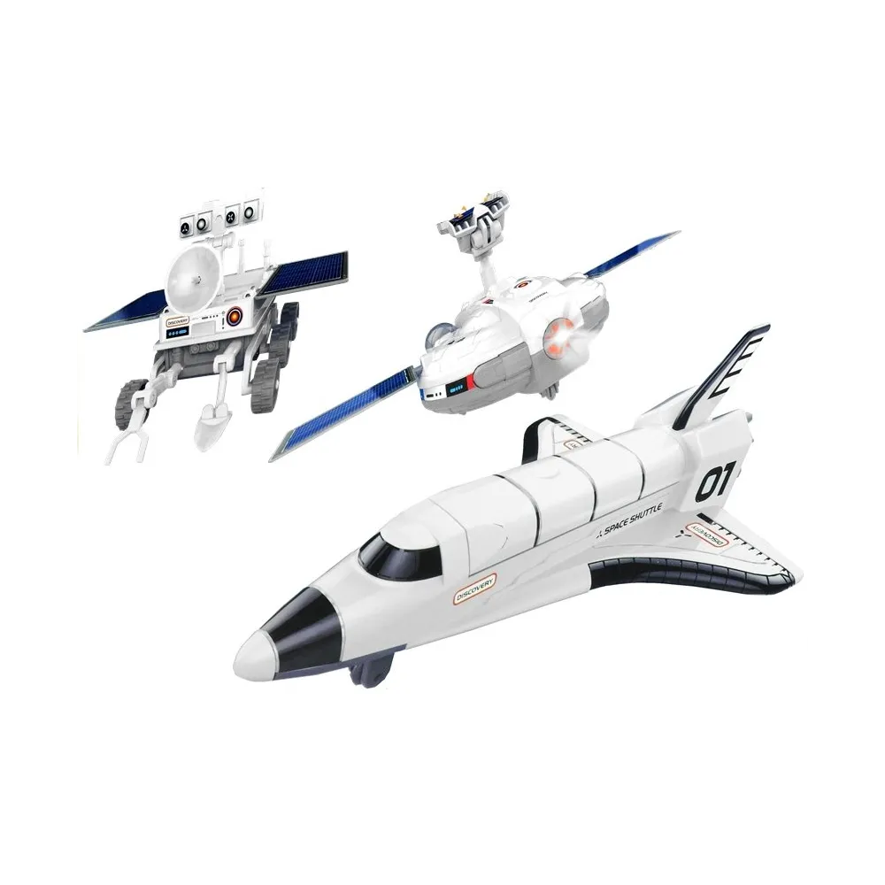 Zestaw kreatywny 3w1 do budowy pojazdów kosmicznych dla dzieci