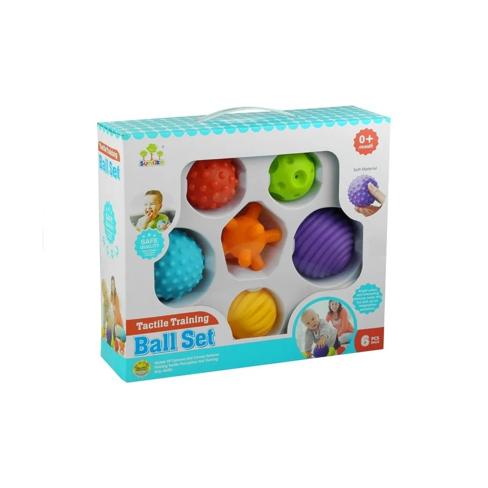 Piłeczki edukacyjne do ćwiczeń, turlania i zabawy dla niemowlaka