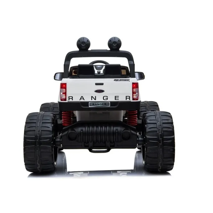 Pojazd na Akumulator Ford Ranger Monster LCD Biały