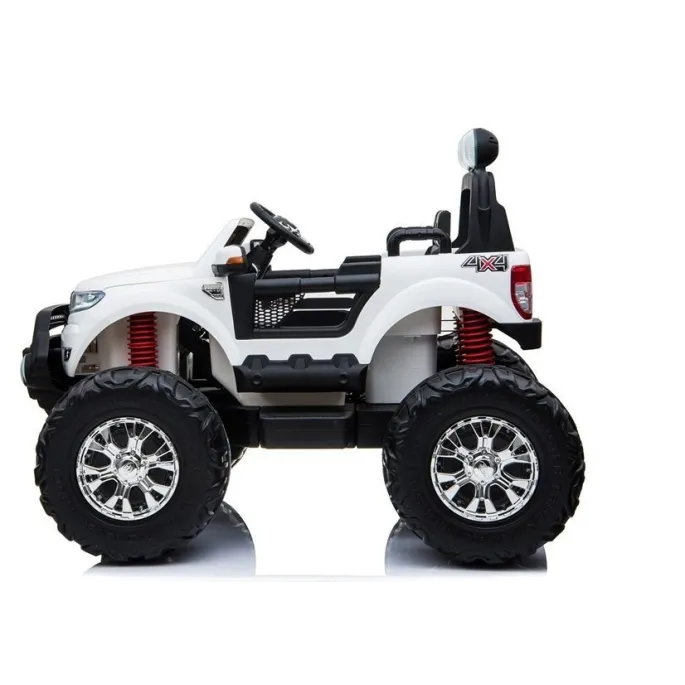 Pojazd na Akumulator Ford Ranger Monster LCD Biały