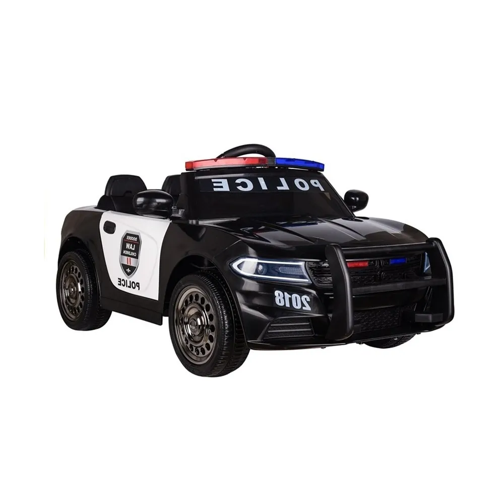 Auto na Akumulator Samochód Policyjny Czarny