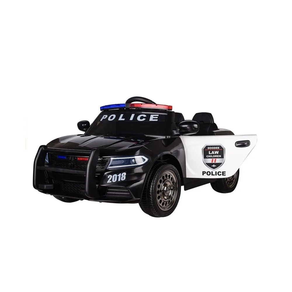 Auto na Akumulator Samochód Policyjny Czarny