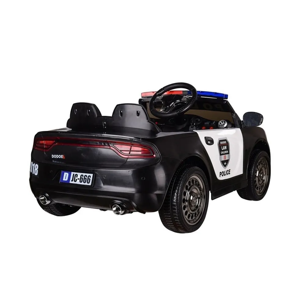 Auto na Akumulator Samochód Policyjny Czarny