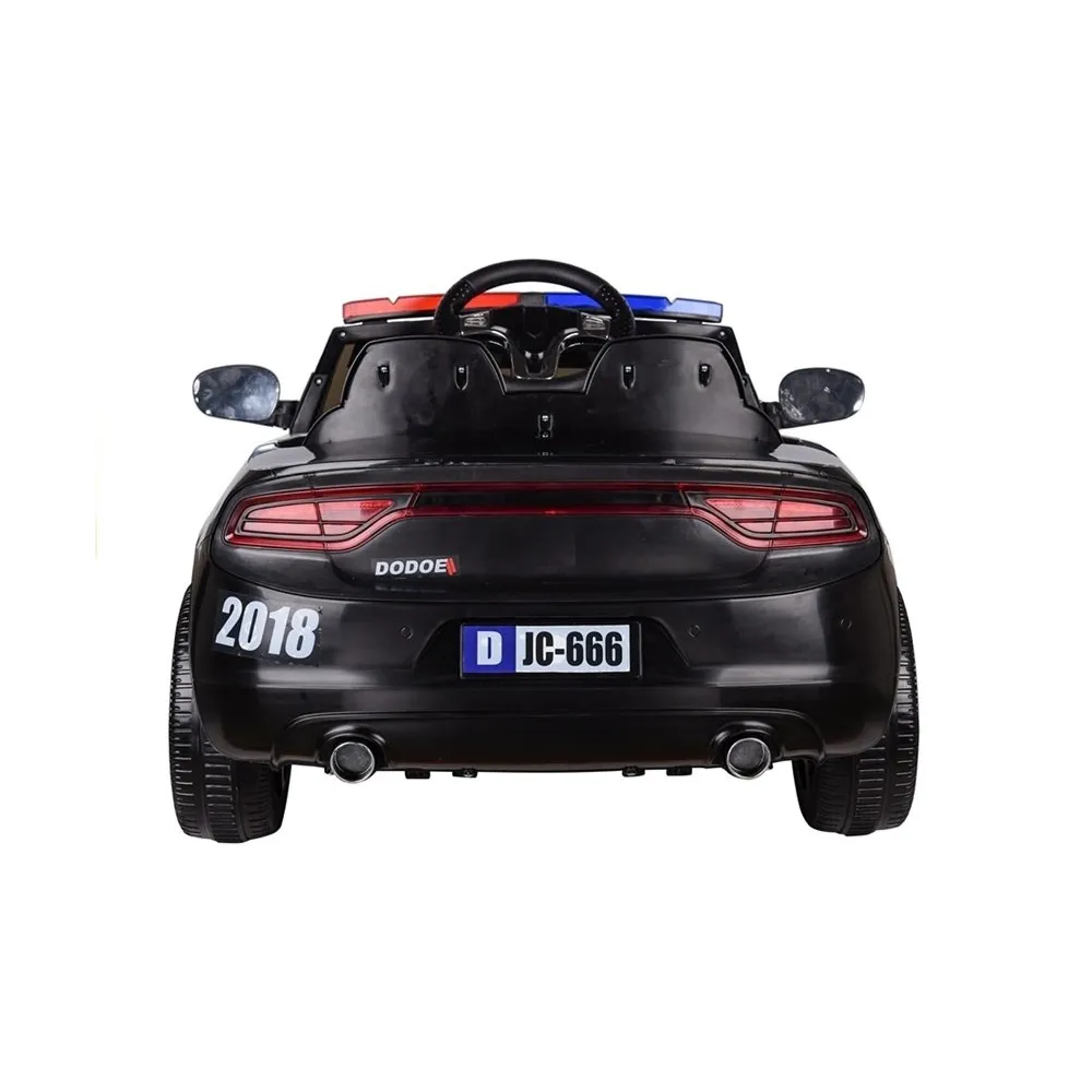 Auto na Akumulator Samochód Policyjny Czarny