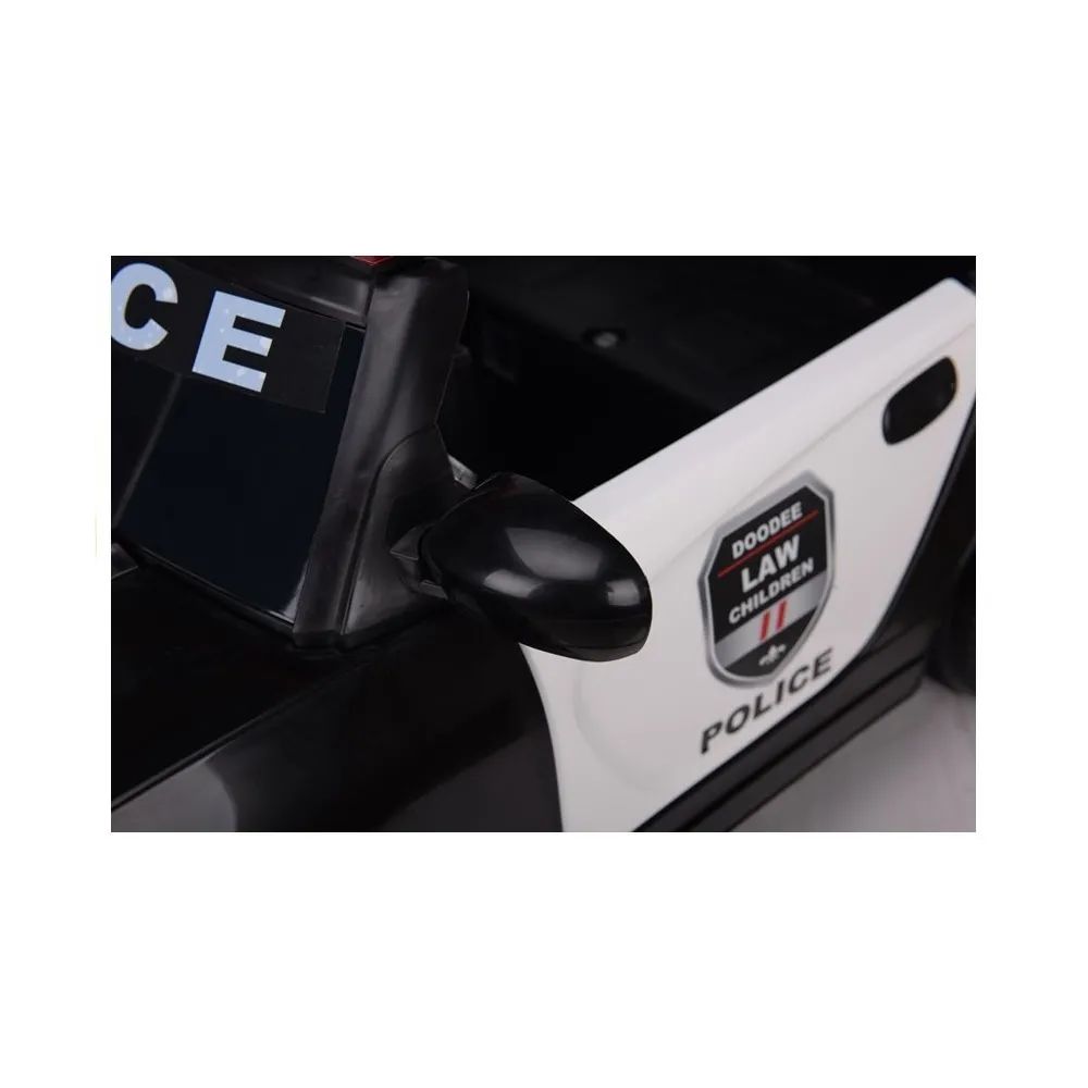Auto na Akumulator Samochód Policyjny Czarny