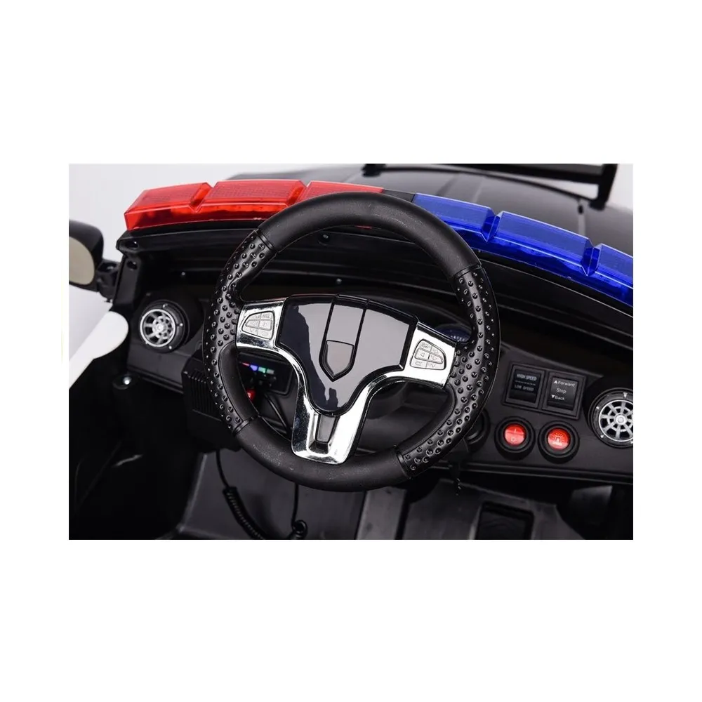 Auto na Akumulator Samochód Policyjny Czarny