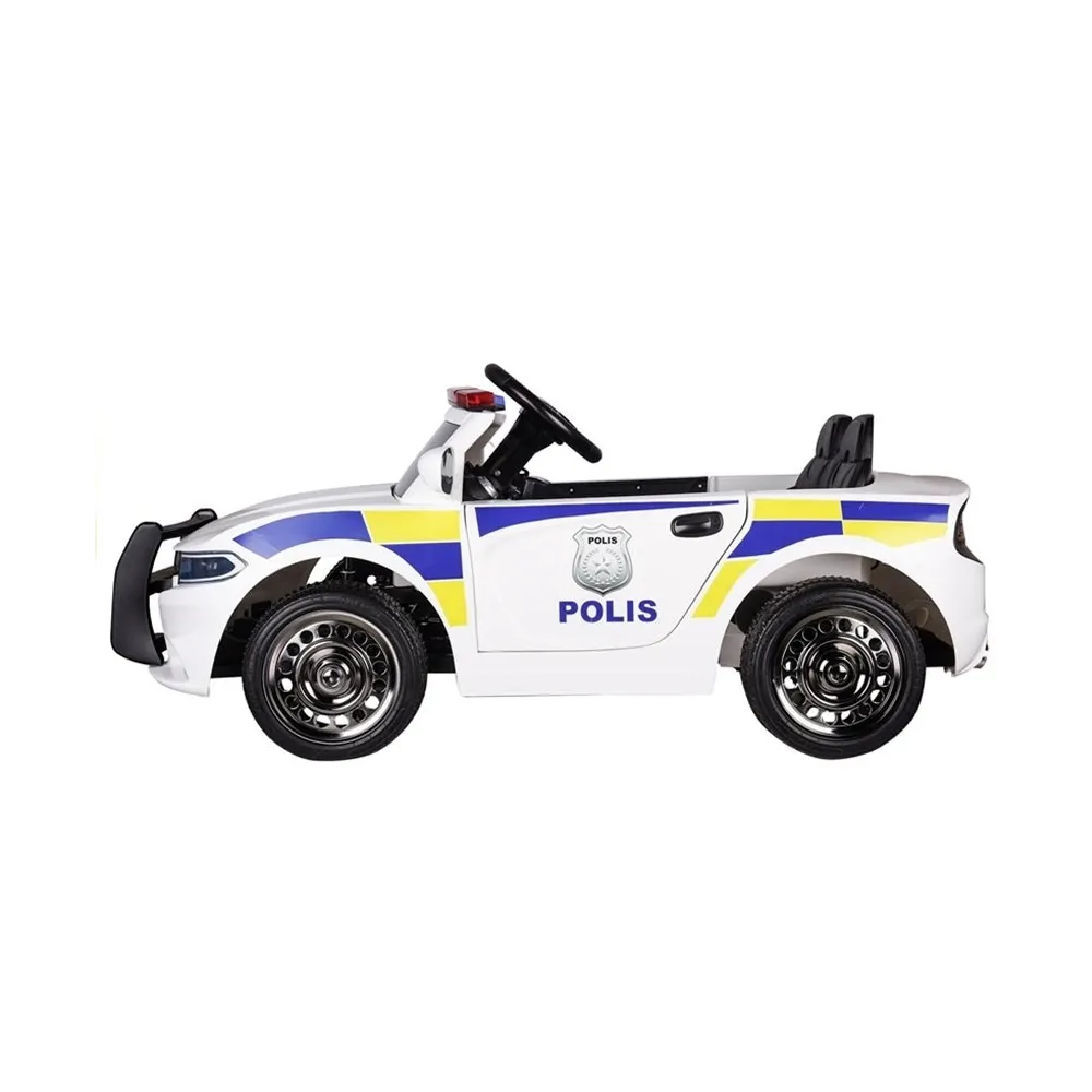 Auto na Akumulator Samochód Policyjny Biały