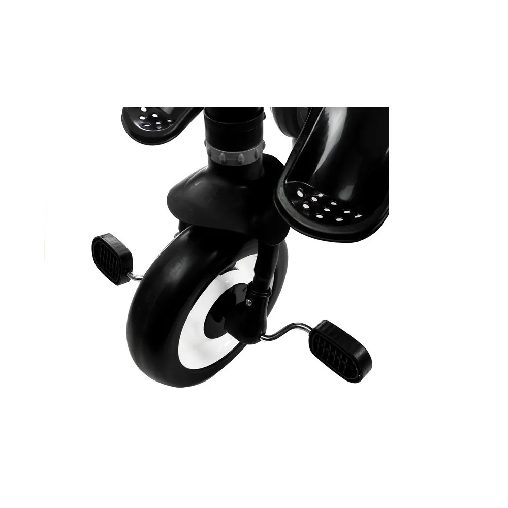 Trwały rower trójkołowy dla dzieci w fioletowym odcieniu na spacer