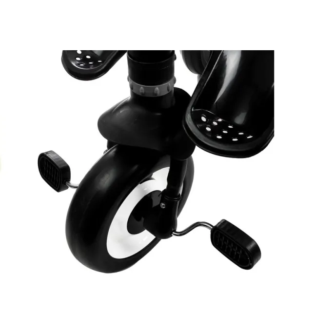 Trwały rower trójkołowy dla dzieci w fioletowym odcieniu na spacer