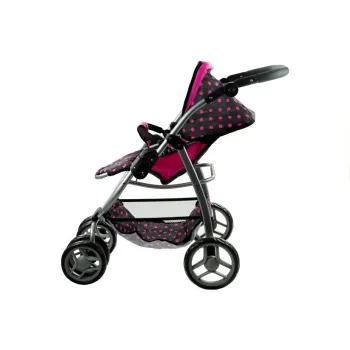 Wózek lalek Alice z łatwym do prania pokryciem i certyfikatem CE