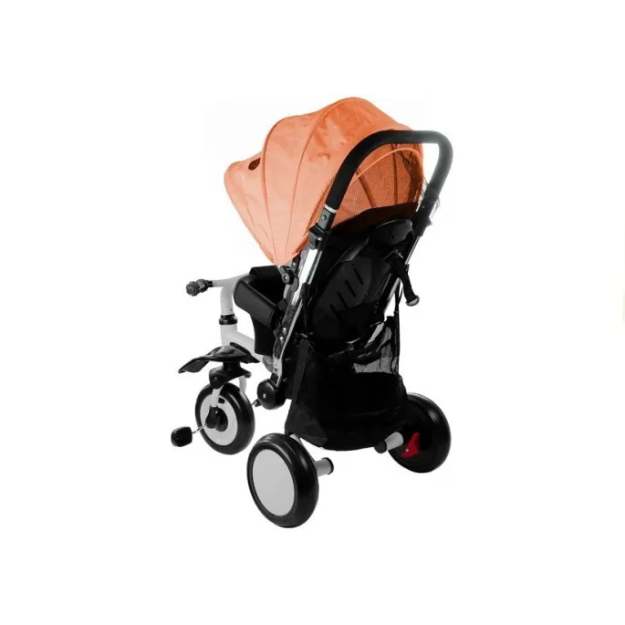 Zbliżenie na wyściełane, wygodne siedzisko rowerka PRO400 dla dzieci