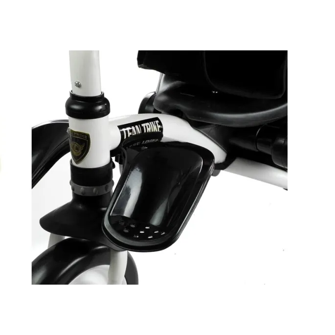 Rower trójkołowy PRO400 Pomarańczowy z daszkiem chroniącym przed słońcem