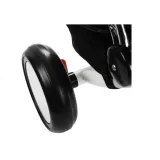 Widok na kierownicę i oparcie rowerka PRO400 Pomarańczowy z bliska