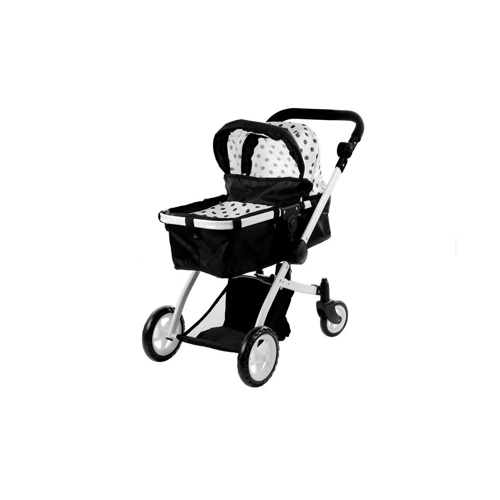 Gondola z pokrowcem i daszkiem w wózku Alice dla lalek